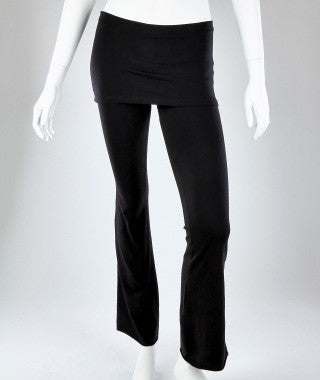 Bliss-Stitch Skirted Yoga Pants