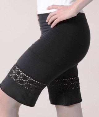 Skirted Shorts with Crochet